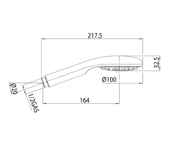 душевая лейка bossini syncronia b00802.030