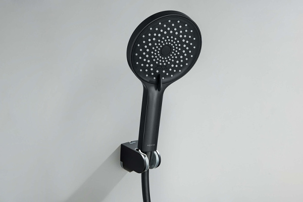 душевой гарнитур aquatek лугано aq2035mb цвет черный матовый