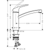 смеситель для кухни hansgrohe focus m41 31826000