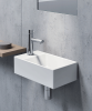 раковина gsi kube x 9484 s 111 подвесная/накладная, 40x23 см, bianco lucido (белый глянец)