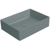Раковина GSI Kube X 942904 накладная, 50x37 см, Agave opaco (Зеленый матовый)
