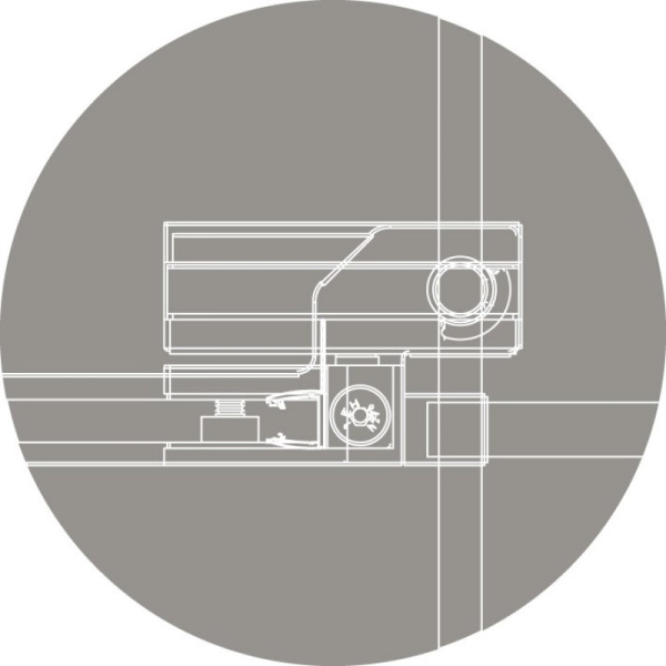 душевой уголок 80-90x79,5 cezares slider-ah-1-80-80/90-grigio-nero профиль черный, стекло матовое