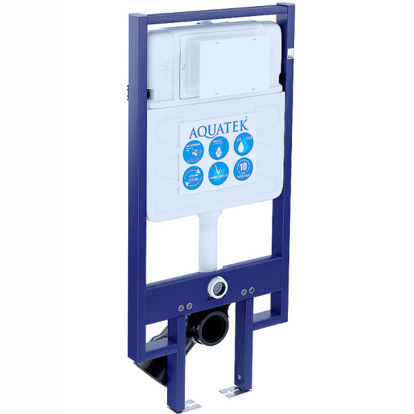 инсталляция aquatek ins-0000020 для унитаза без клавиши смыва