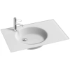 Раковина Jacob Delafon Odeon Rive Gauche 80 EB2562-DE1 Белая матовая 344721