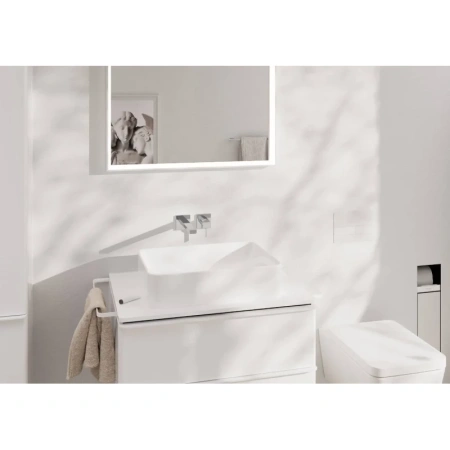 смеситель для раковины hansgrohe tecturis e 73051000 встраиваемый, с выпуском, хром