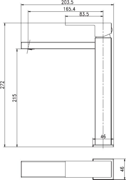 смеситель для раковины aquanet blanco af420-11w 261817 белый матовый