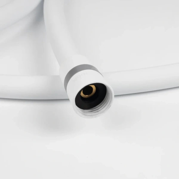 шланг для душа iddis optima home oph20wli19, цвет белый матовый, силиконовый, 2,0м,