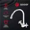 смеситель для кухни agger retro-x a1700000 хром