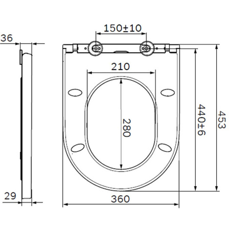 сиденье для унитаза am.pm spirit v2.0 c707858wh с микролифтом