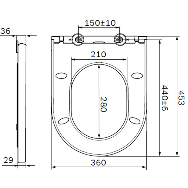 сиденье для унитаза am.pm spirit v2.0 c707858wh с микролифтом