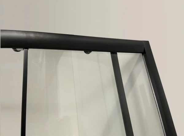 душевой уголок niagara eco 80×80 ng-003-14 black профиль черный, стекло с рисунком