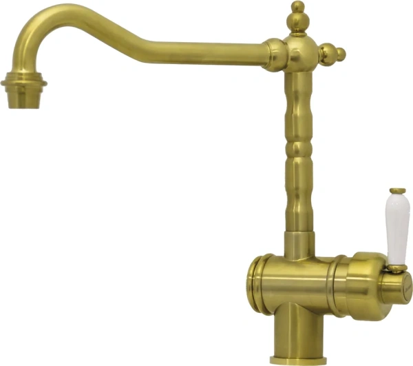 смеситель для кухни seaman barcelone ssl-5077 antique gold