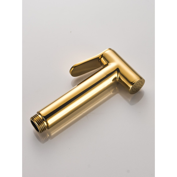 гигиенический душ со смесителем almaes benito al-859-08 цвет золото