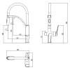 смеситель для кухни lemark comfort lm3074c