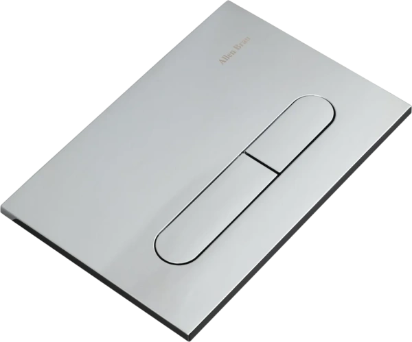 клавиша для инсталляции allen brau project color 9.2pr01.00 для унитаза, пластик, хром матовый