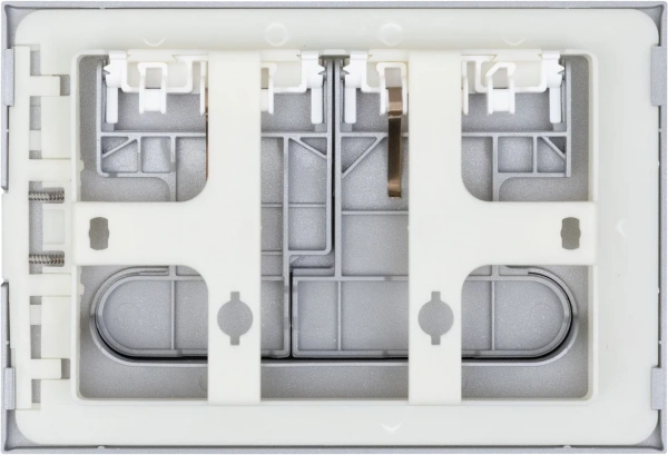 клавиша для инсталляции allen brau project color 9.2pr01.mg для унитаза, пластик, хром матовый