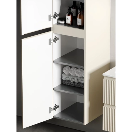 шкаф пенал sancos snob r 35 psnr35ce подвесной beige soft