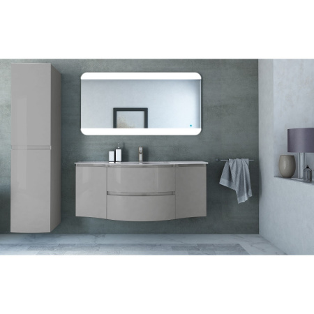 шкаф одностворчатый 34x55 l cezares vague 54856 grigio lucido