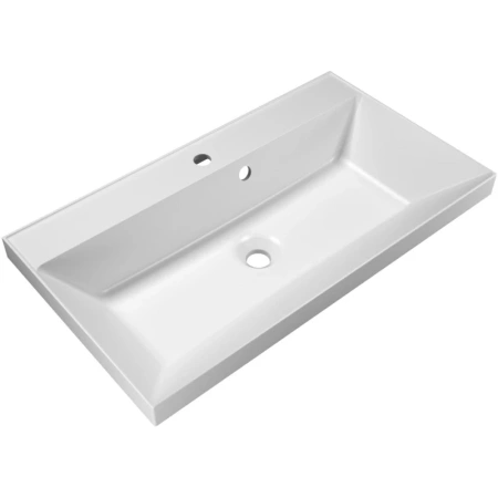 раковина полувстраиваемая belbagno 80 bb800/450-lv-mr-ast белая