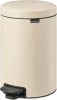 мусорное ведро brabantia newicon 149924 12 л, бежевое