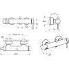 смеситель для ванны vitra origin a4261926 медь