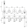 термостат для ванны paffoni modular box mde001cr