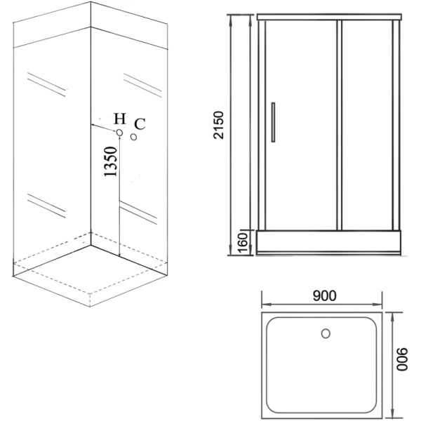 душевая кабина grossman 90x90 gr261 без гидромассажа душевая кабина grossman 90x90 gr261 без гидромассажа