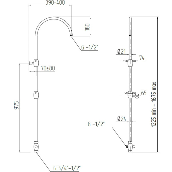 душевая колонна migliore arco ml.arc-36.253.do