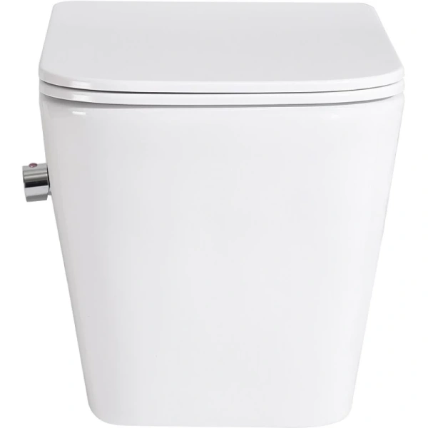 унитаз биде подвесной belbagno due bb3103chr-bs/sc, с сиденьем микролифт, цвет белый