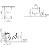 унитаз подвесной vitra metropole rim-ex 7672b003-1686 с функциями vitraflush и vitrafresh