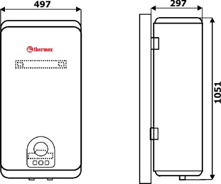 водонагреватель thermex flat plus if 80 v