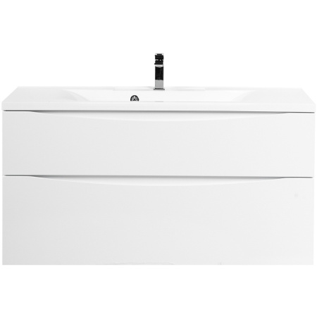 Тумба под раковину BelBagno Marino-H60 110 MARINO-H60-1100-2C-SO-BL-P подвесная Bianco Lucido