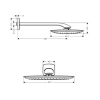верхний душ hansgrohe puravida 27437400