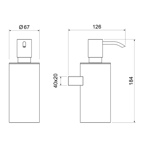 Дозатор для мыла Timo Luiro 18639/18 черное золото