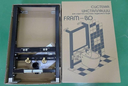 инсталляция esbano fram-bd esinframbd для биде черная матовая