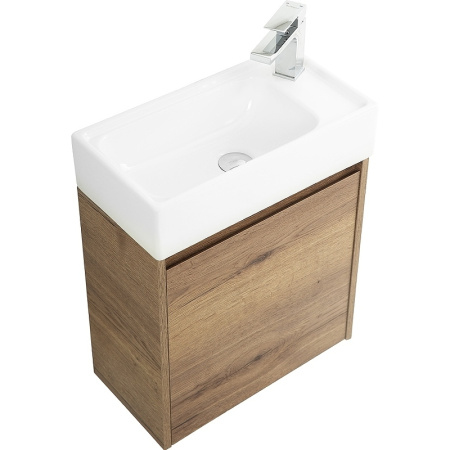 тумба под раковину belbagno kraft mini 50 r kraft mini-500/260-1a-so-rt-r подвесная rovere tabacco