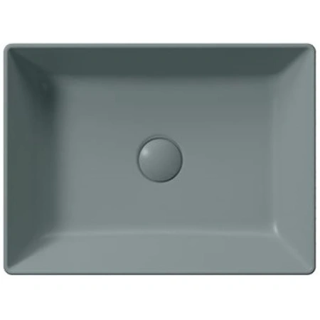 раковина gsi kube x 942904 накладная, 50x37 см, agave opaco (зеленый матовый)
