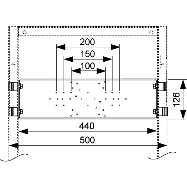 монтажная пластина для инсталляции для раковины tece 9020041