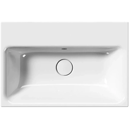 раковина gsi nubes 9683311 подвесная, 60x40 см, bianco lucido (белый глянец)