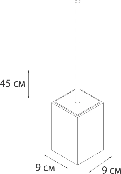 Ёршик для унитаза Fixsen Gusto FX-300-5