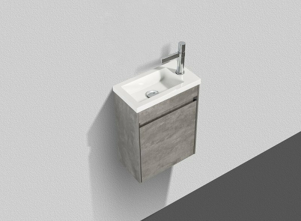 тумба под раковину belbagno pietra mini 46 pietra mini-460-1a-so-scm-r подвесная stucco cemento