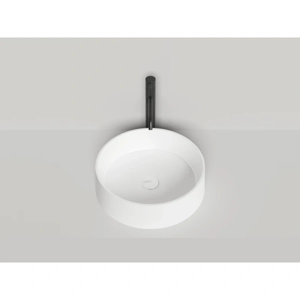 накладная раковина в ванную salini gloria 301 1102201m 44x44 см, из материала solix, матовая, белая