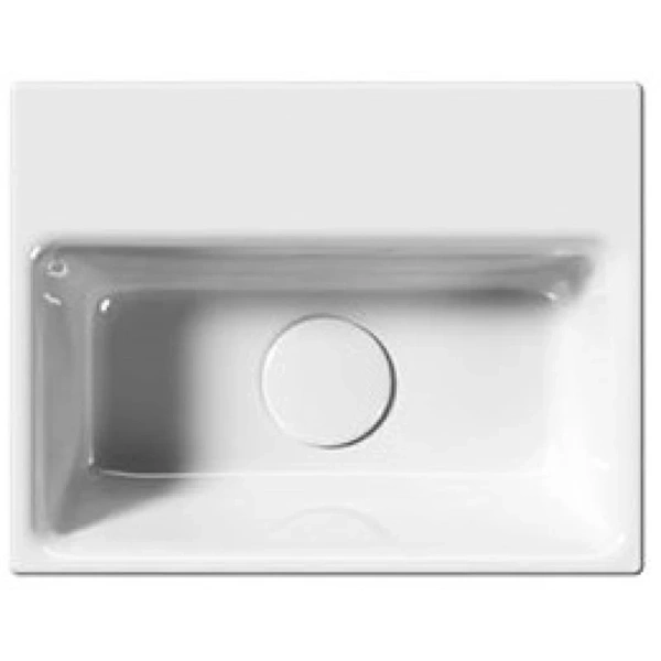 раковина gsi nubes 9638111 подвесная, 36x28 см, bianco lucido (белый глянец)