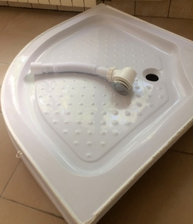 акриловый поддон для душа wemor 80x80x15 c 10000002920 белый