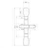 душевая штанга lemark lm8078c хром