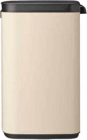 мусорное ведро brabantia bo 234101 7 л, бежевое