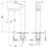 смеситель для раковины без донного клапана lemark linara lm0409c