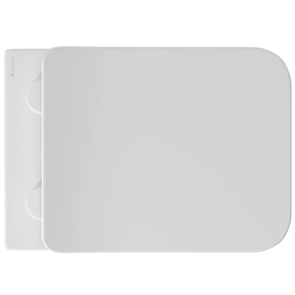 унитаз aqueduto macio mac0120 подвесной, безободковый, сиденье с микролифтом, 52х37 см, белый матовый