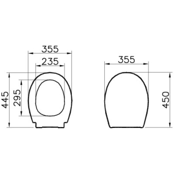 сиденье для унитаза vitra 84-003-019 с микролифтом