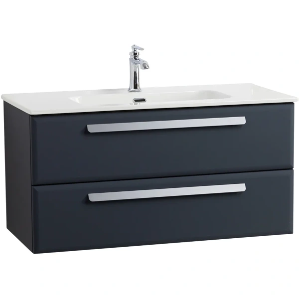 тумба под раковину cezares eco eco-cer-n-1000-2c-so-gr-p 100 см, подвесная, grafito